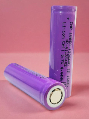 Sagaft A206 1302 mAh 18650 Lithium-Ion Rechargeable for Multi-Purpose  Battery(Pack of 2)