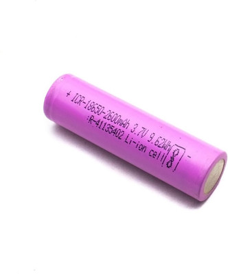 Shreyans 18650 Rechargeable Lithium 3.7V 2600mAh  Battery(Pack of 5)