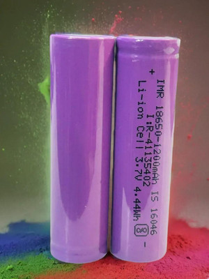 Ziddjeet A338 1368 mAh 18650 Lithium-Ion Rechargeable for Multi-Purpose  Battery(Pack of 2)