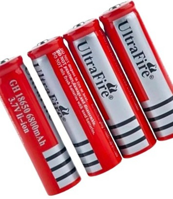 MICROUSB Ultrafire I865O 6800mAh 3.7Volt li-ion   Battery(Pack of 4)