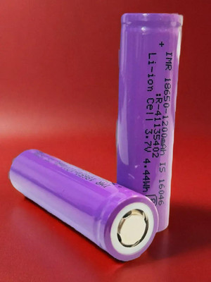 Ziddjeet A286 1342 mAh 18650 Lithium-Ion Rechargeable for Multi-Purpose  Battery(Pack of 2)