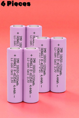 3BAAN F271 Li-ion Rechargeable  3.7V 1200mAh – Single Cell for Torch & RC Toys  Battery(Pack of 6)