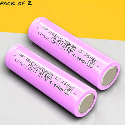 Shamsa X473 1357 mAh 18650 Lithium-Ion Rechargeable for Multi-Purpose   Battery(Pack of 2)