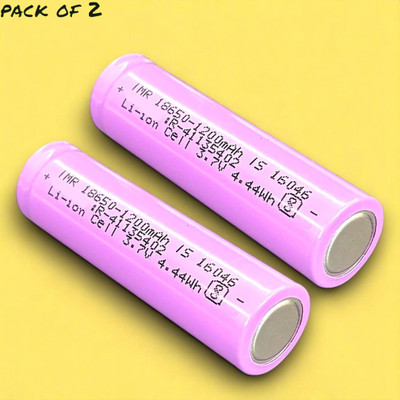 Shamsa X484 High Capacity Lithium 1200mAH Rechargeable Original High Capacity  Battery(Pack of 2)