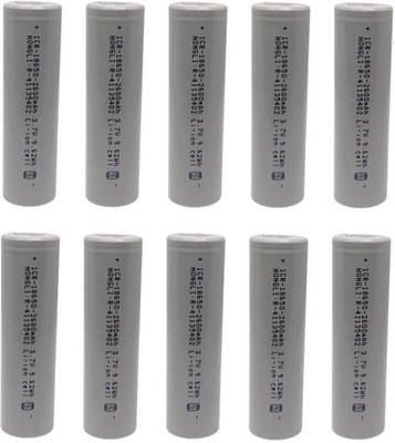 I-Birds Enterprises 18650 cell 3.7V, 2600mAh Li-ion Rechargeable  (Not AA, AAA, D, C )  Battery(Pack of 10)