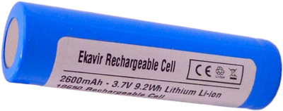Ekavir 18650 battery 2600mAh 3.6V 18650 rechargeable battery lithium cell  Battery