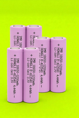 Sagaft F13 1200mAh 3.7V Lithium-ion  – IMR Rechargeable Cell for DIY Projects  Battery(Pack of 6)