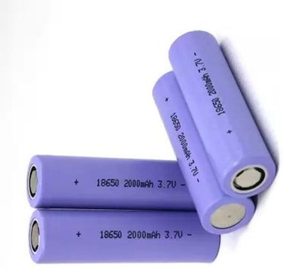 BSVR 241 Rechargeable Lithium-Ion 18650 Cell Emergency Light Torch PowerBank  Battery(Pack of 4)