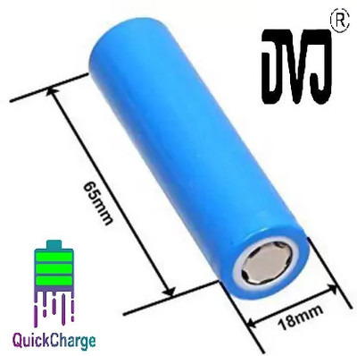 DVJ QUALITY CHECKED FAST BATTERY CELL LEB 18650 RECHARGEABLE Li-iON BATTERY 3.7V  Battery