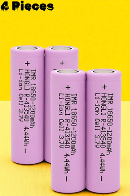 Ziddjeet X18 3.7V Li-ion 18650  – 1200mAh Rechargeable Cell for Emergency Lights  Battery(Pack of 4)