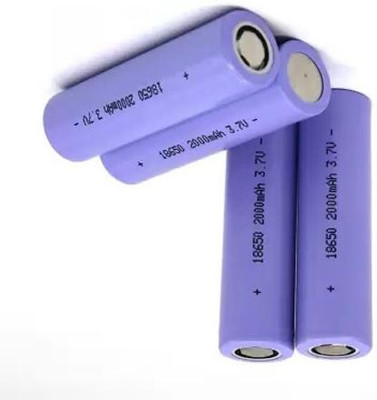 NKL 86 Rechargeable Lithium-Ion 18650 Cell Emergency Light Torch PowerBank  Battery(Pack of 4)