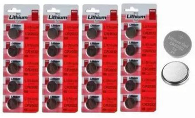 Flysmart Micro Lithium cell CR 2032 3V battery  Battery(Pack of 20)