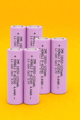 3BAAN F152 3.7V 1200mAh Rechargeable  Ideal for Flashlights,Gadgets  Battery(Pack of 6)