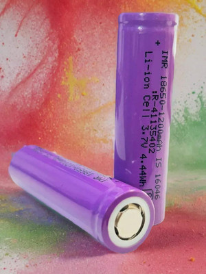 3BAAN A164 1281 mAh 18650 Lithium-Ion Rechargeable for Multi-Purpose  Battery(Pack of 2)