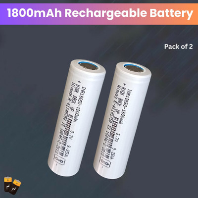 SYARA Rechargeable Bateries 1800Mah Lithium-Ion For Laptop/Student Project/TrimmerC294  Battery(Pack of 2)