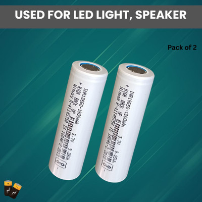 SYARA Rechargeable Bateries 1800Mah Lithium-Ion For Laptop/Student Project/TrimmerC492  Battery(Pack of 2)
