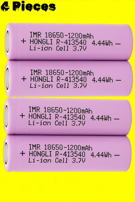 Sagaft X127  1200mAh 3.7V – Single Unit for Torchlight, Remote Car, DIY Kits  Battery(Pack of 4)