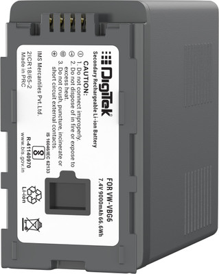 DIGITEK Platinum Extra Power Secondary Rechargeable Li-ion Camera  for VW VBG6 (7.4V 12000mAh 88.8Wh)  Battery