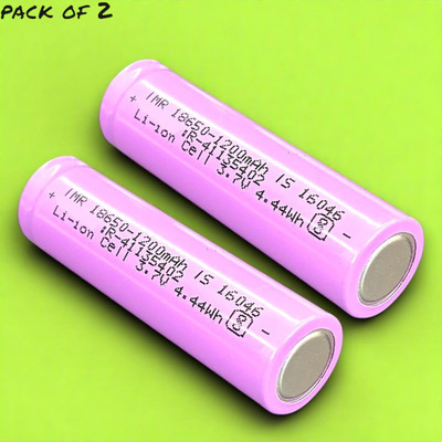 3BAAN X557 1385 mAh 18650 Lithium-Ion Rechargeable for Multi-Purpose   Battery(Pack of 2)