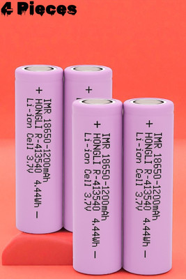 Nilesawar X76 Rechargeable 18650  – Li-ion 3.7V 1200mAh Cell for Multipurpose Use  Battery(Pack of 4)