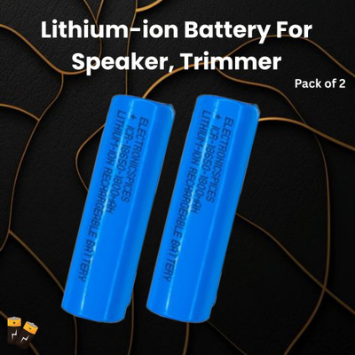 SYARA Rechargeable Bateries 1800Mah Lithium-Ion For Laptop/Student Project/TrimmerC226  Battery(Pack of 2)