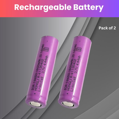 GUGGU Rechargeable  1800Mah Lithium-Ion  For Light Speaker Pack of 1I329  Battery(Pack of 2)