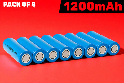 Shamsa A276 18677 3.7V Lithium Rechargeable  – Compact & Long Lasting  Battery(Pack of 8)