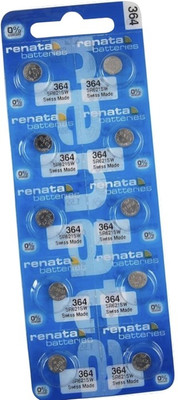 MICROUSB Renata 364 20mAh 1.55V Lithium Coin Cell   Battery(Pack of 10)