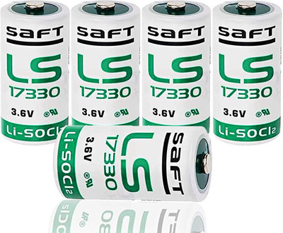 MICROUSB Saft LS 17330 2/3 A Size Industrial Lithium   Battery(Pack of 5)