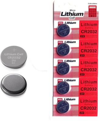 ANY KART Latest Micro Lithium CR 2032 3V Coin 3v Computer Motherboard Cell  Battery(Pack of 5)