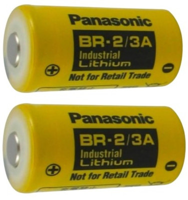 MICROUSB Panasonic BR-2/3A Industrial Lithium 3Volt   Battery(Pack of 2)