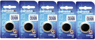 Renata 2450N 3V Lithium  Pack Of 5  Battery(Pack of 5)