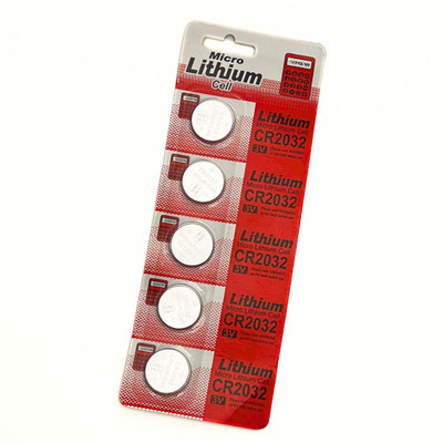 Yellow Tommy CR2032 3V Lithium Coin Cell  – Pack of 5 | For Clocks, Remotes, Toys  Battery(Pack of 5)