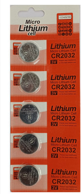 APNA KANHA Original Lithium CR2032  Suitable for car key, Remotes, Toys etc.  Battery(Pack of 5)