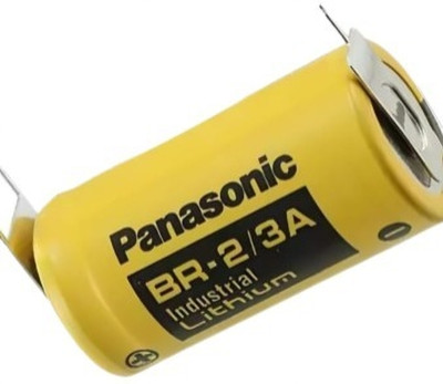 MICROUSB Panasonic BR-2/3A 1200mAh 3V With Pin Industrial Lithium   Battery
