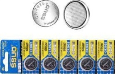 MICROUSB SSUO CR2025 170mAh 3V Lithium Coin   Battery(Pack of 5)