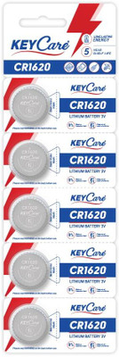 Keycare CR1620 Pack of 5 Lithium 3V   Battery(Pack of 5)