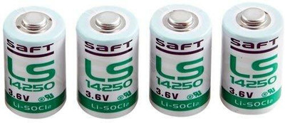 MICROUSB SAFT LS 14250 3.6v Lithium   Battery(Pack of 4)