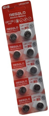 MICROUSB Maxcell LR1130 1.5V Lithium Coin Cell Button   Battery(Pack of 10)