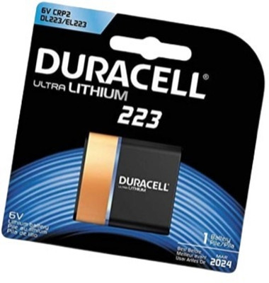 MICROUSB Duracell CRP2 6V DL223/EL223 Ultra High Power Lithium   Battery