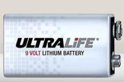 MICROUSB ULTRALIFE 9 Volt Lithium  U9VL-JPFP6JN Lightweight Design  Battery