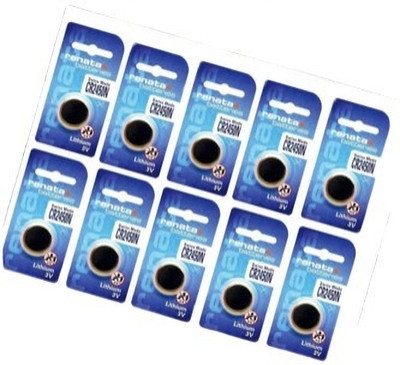 MICROUSB Renata CR2450 540mAh 3V Lithium Coin Button   Battery(Pack of 10)