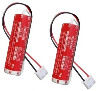 MICROUSB Maxell ER6C Size-AA 3.6V 2000mAh PLC Non-Rechargeable   Battery(Pack of 2)