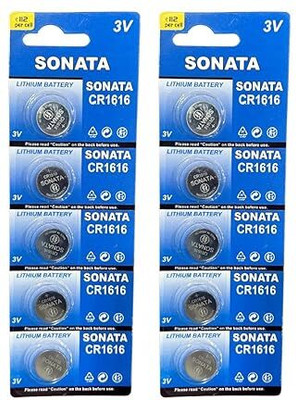 Urban Infotech Lithium Coin , for use in keyfobs, Scales, wearables and Medical Devices.  Battery(Pack of 10)
