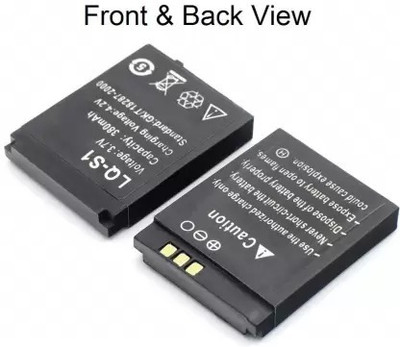 NKL Certified Smartwatch  174 Original Suitable for DZ09, V8, A1, X6 380mAh  Battery(Pack of 2)