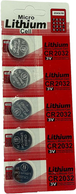 Sancy CR2032 Lithium Coin Batteries 3V - Pack of 5, Long-Lasting, Leak-Proof  Battery(Pack of 5)