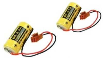 MICROUSB Panasonic BR-2/3A 3V  With Connector  Battery(Pack of 2)