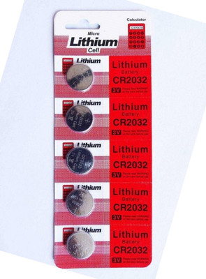 VOLTRIN 3v Micro Lithium Cell  CR2032  Battery(Pack of 5)
