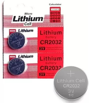 TAAPSEE LITHIUM CR2032 3V COIN CELL FOR COMPLUTER MOTHEBOARD, CALCULATOR,REMOTE CONTROL  Battery(Pack of 2)