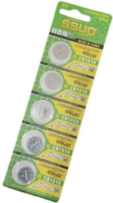 MICROUSB SSUO CR1616 3V Lithium Coin   Battery(Pack of 5)
